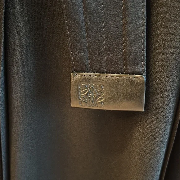 LOEWE asymmetric wrap dress. Size 36. Black - Picture 10 of 10